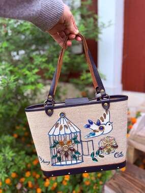 1960s ENID COLLINS "Jewel Garden IV" Purse – ,